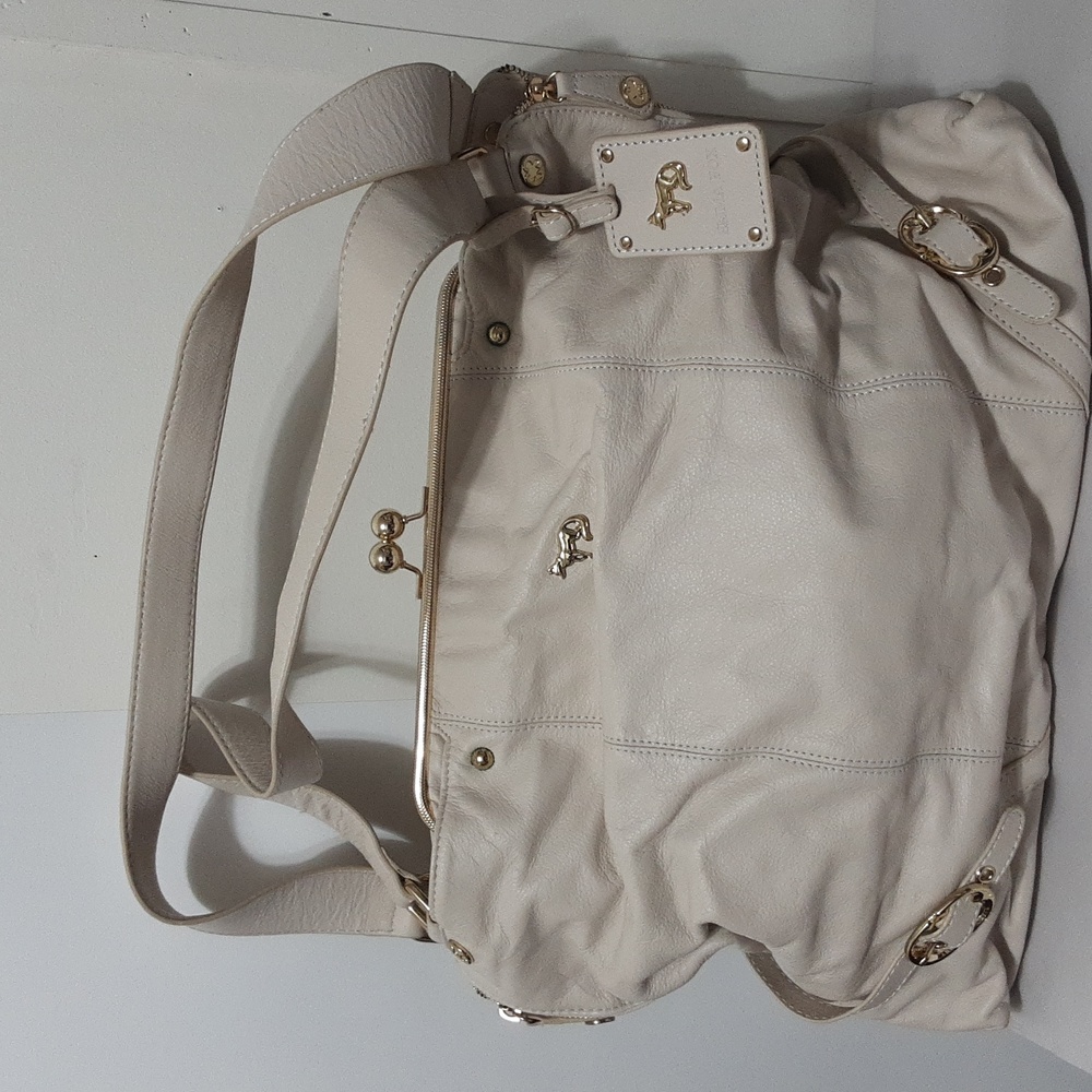 EMMA FOX Adjustable Side Cream Dressage Frame  Shoulderbag